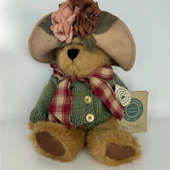 Boyds Bears Other - Mrs. Trumbull Boyd’s Bear Jointed Plush JB Bean RETIRED Collectible Teddy Bear